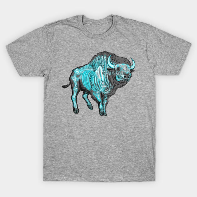 Spirit Bison T-Shirt by Hareguizer